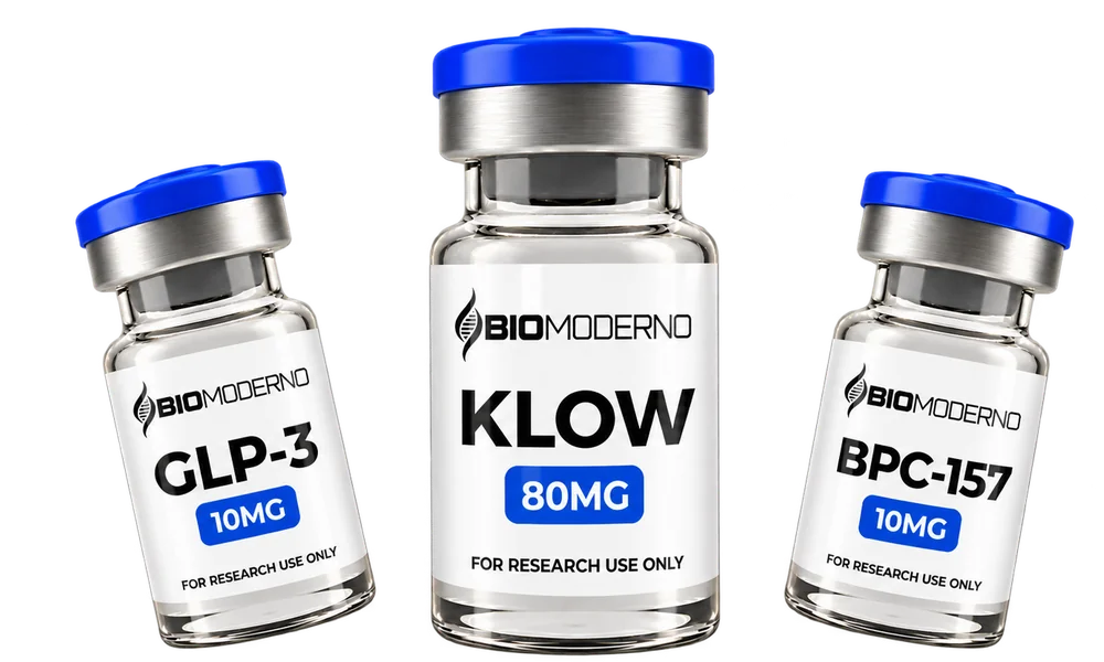 BIOMODERNO GLP-3, KLOW y BPC-157