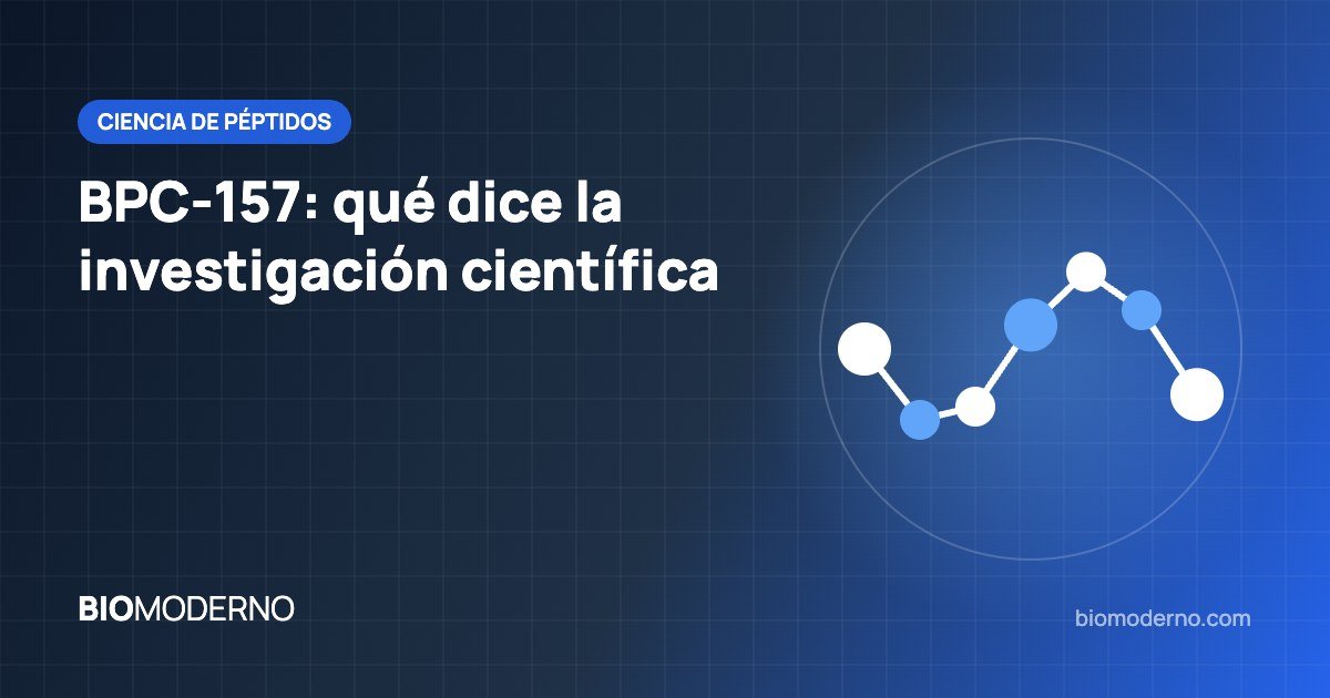 BPC-157: qué dice la investigación científica