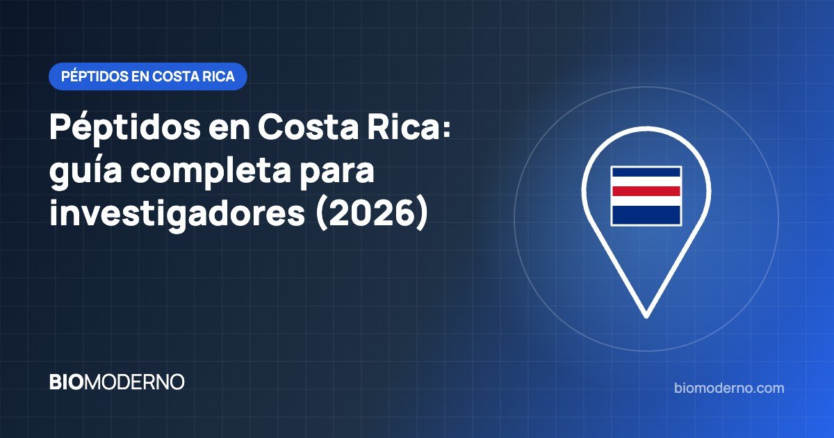 Péptidos en Costa Rica: guía completa para investigadores (2026)