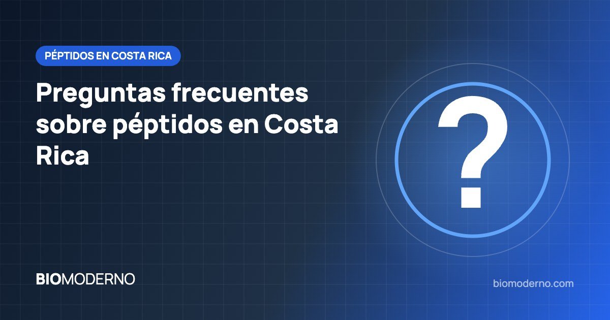 Preguntas frecuentes sobre péptidos en Costa Rica