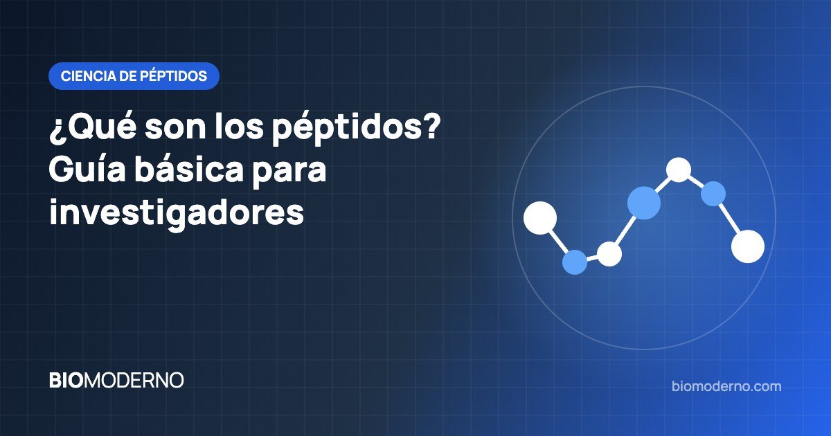 ¿Qué son los péptidos? Guía básica para investigadores