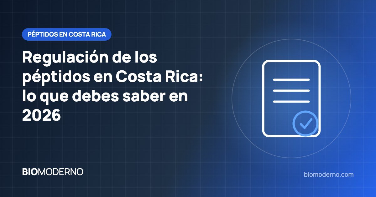 Regulación de los péptidos en Costa Rica: lo que debes saber en 2026