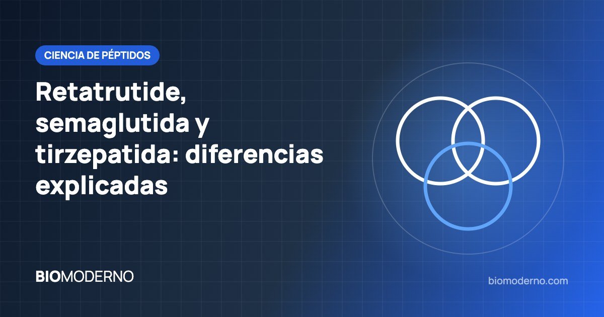 Retatrutide, semaglutida y tirzepatida: diferencias explicadas